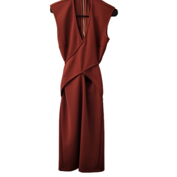 COPY - Topshop maroon midi dress - Picture 2 of 6